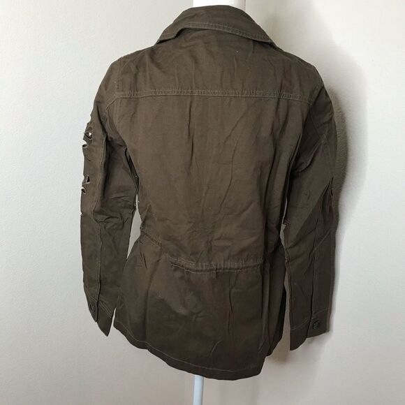 NWT olive utility cut out jacket size small - Picture 6 of 7